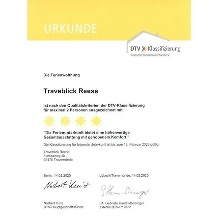 Reese Uitzicht Op De Trave בית נופש ליבק